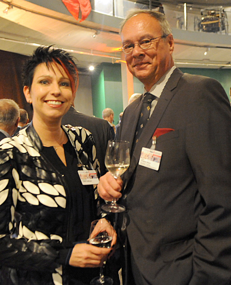 Sandra Sollberger, Volksstimme: Neujahrsapéro Wirtschaftskammer Baselland in Muttenz