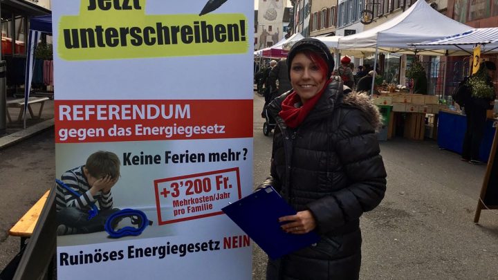 Sandra Sollberger, Sammeltag der SVP gegen das ruinöse Energiegesetz