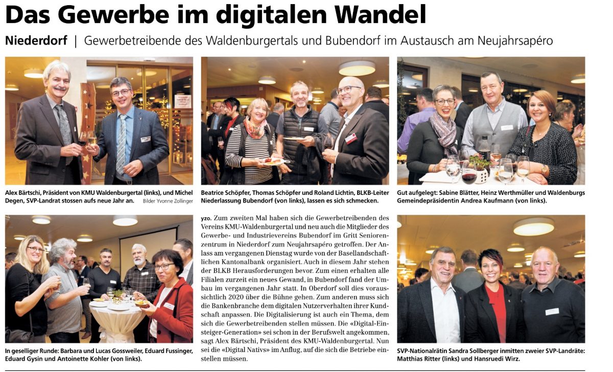 Sandra Sollberger, Gewerbeapero KMU Waldenburgertal im APH Gritt Niederdorf (Volksstimme)