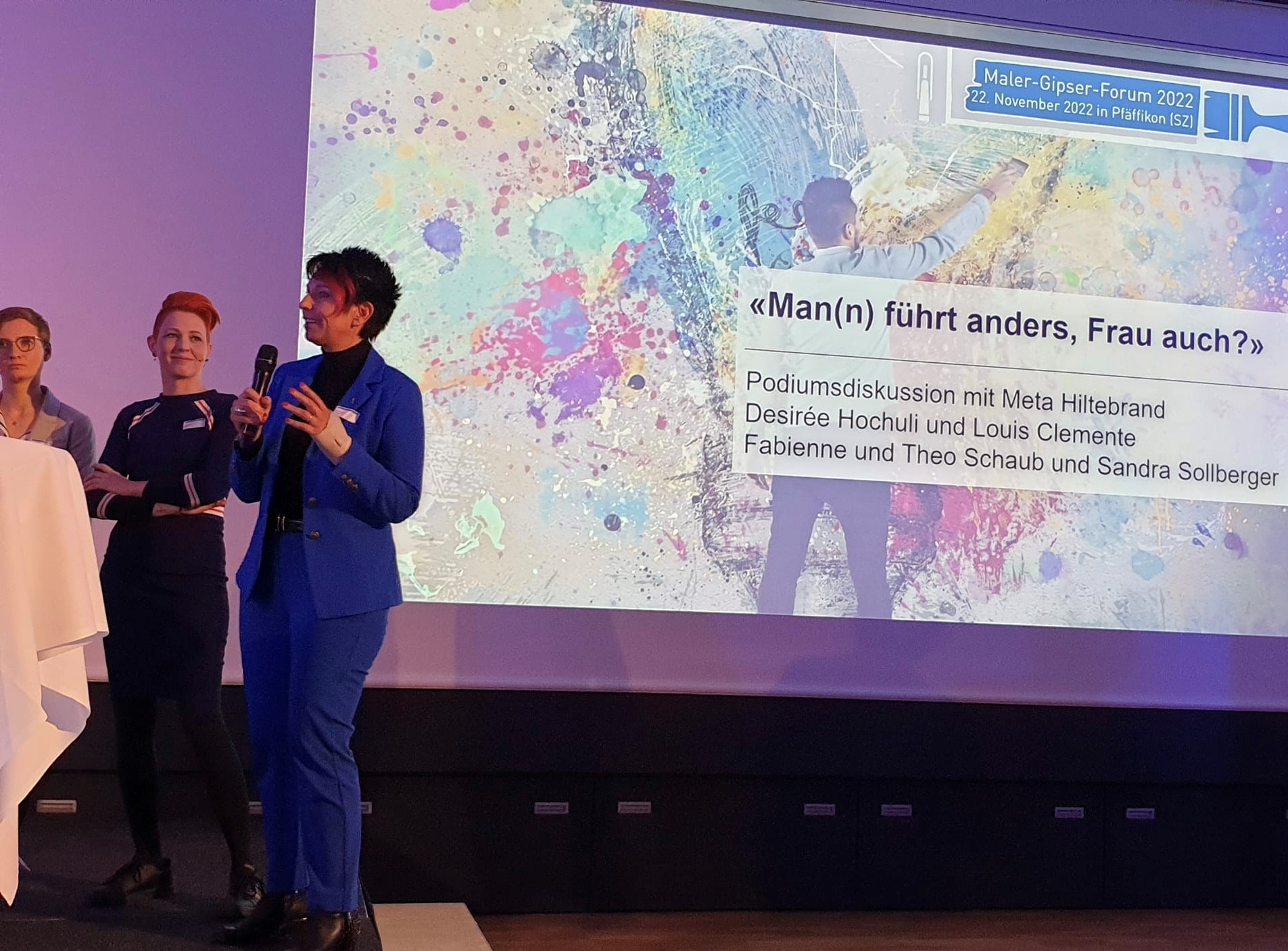 Sandra Sollberger, SMGV – Maler-Gipser Forum 2022 in Pfäffikon SZ